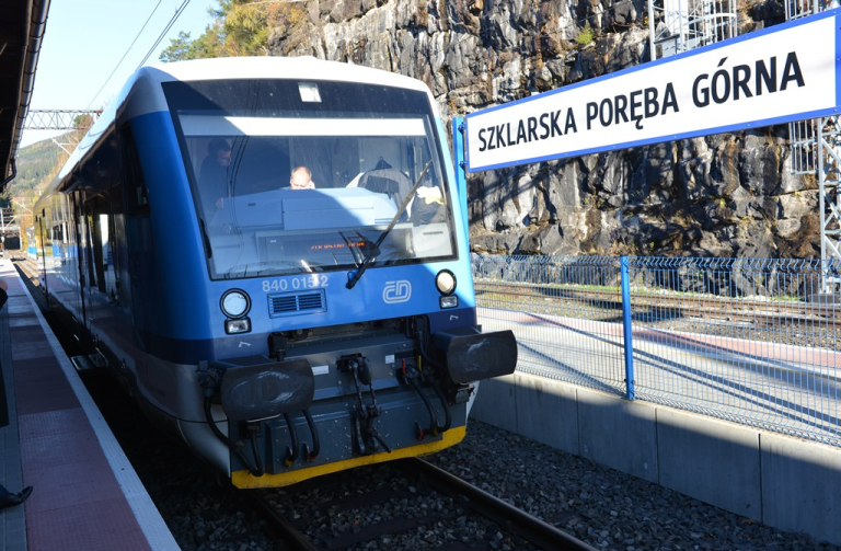 Stadler ve Sklářské Porebě 